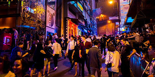 Hong Kong Night Life Streets Spirited Blogger 
