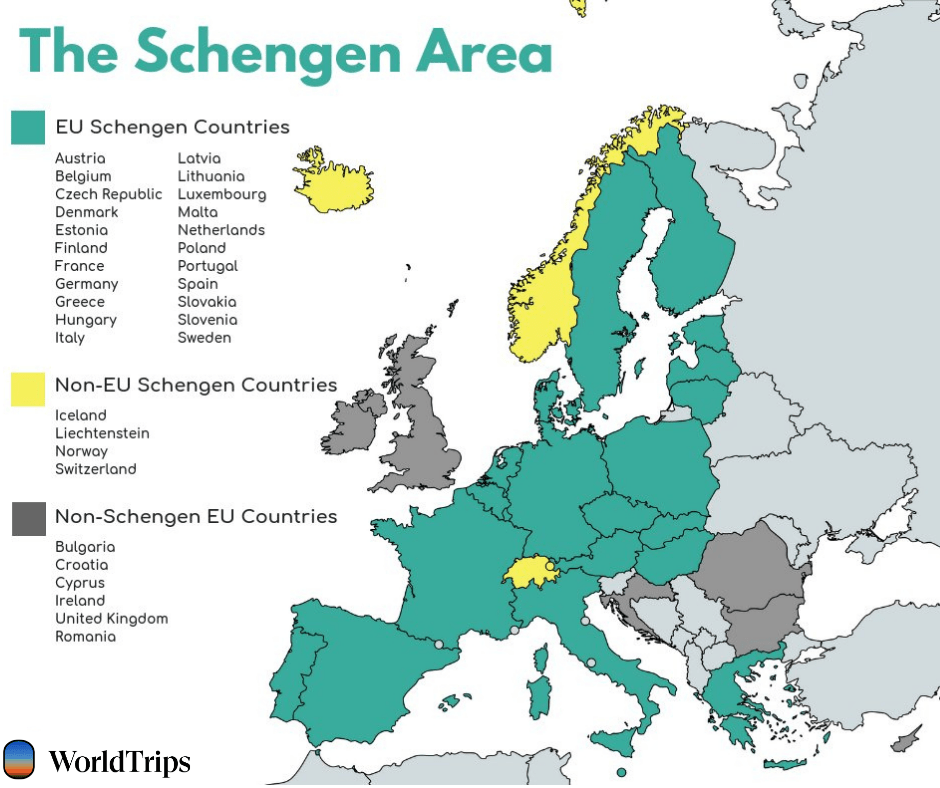schengen visa travel area 