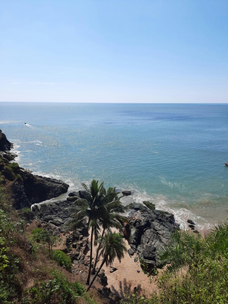 Gokarna Karnataka Om Beach hidden gem India travel — peaceful beach alternative to Goa