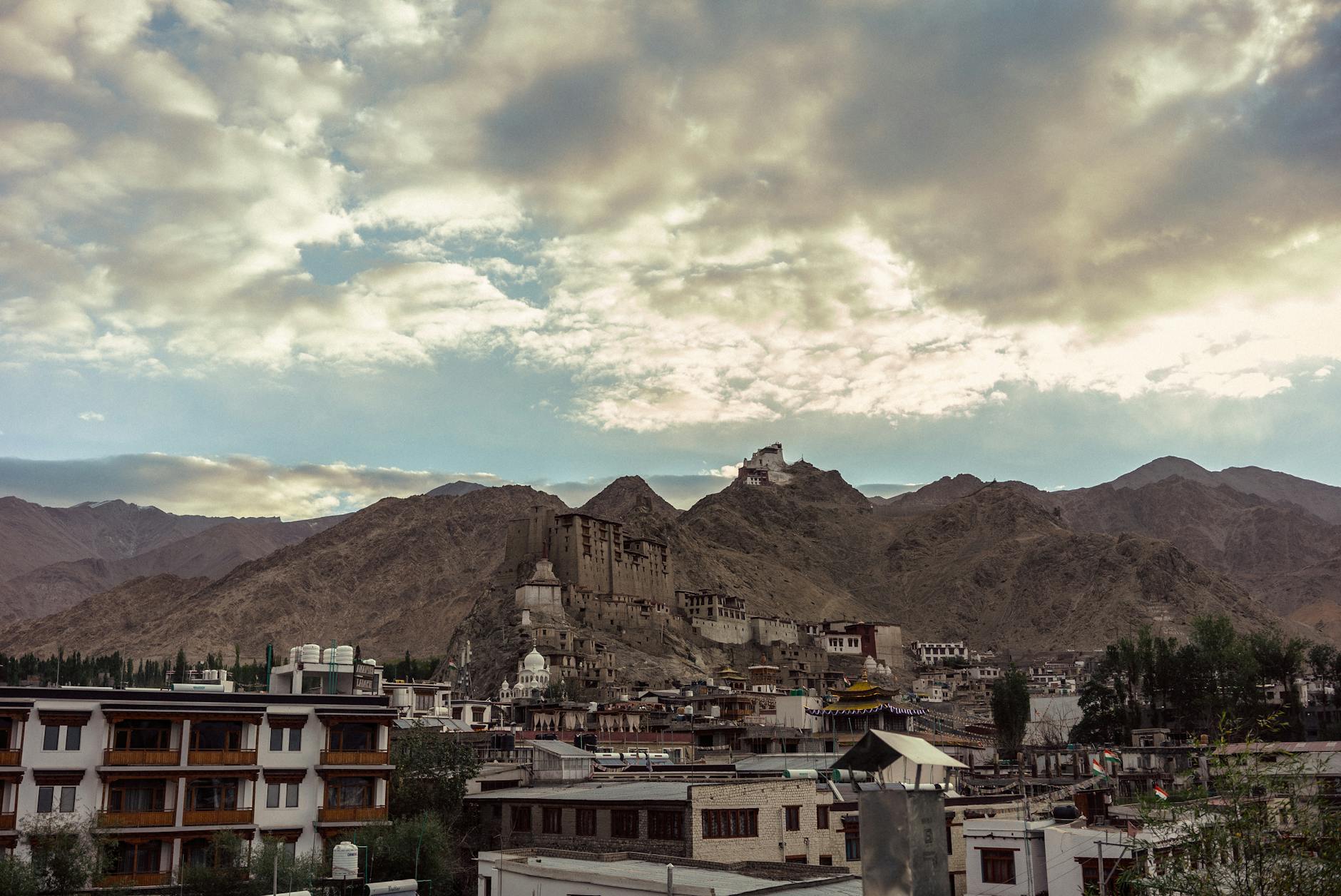 Leh Palace and local market — exploring Leh old town on day 5 of a Leh Ladakh itinerary