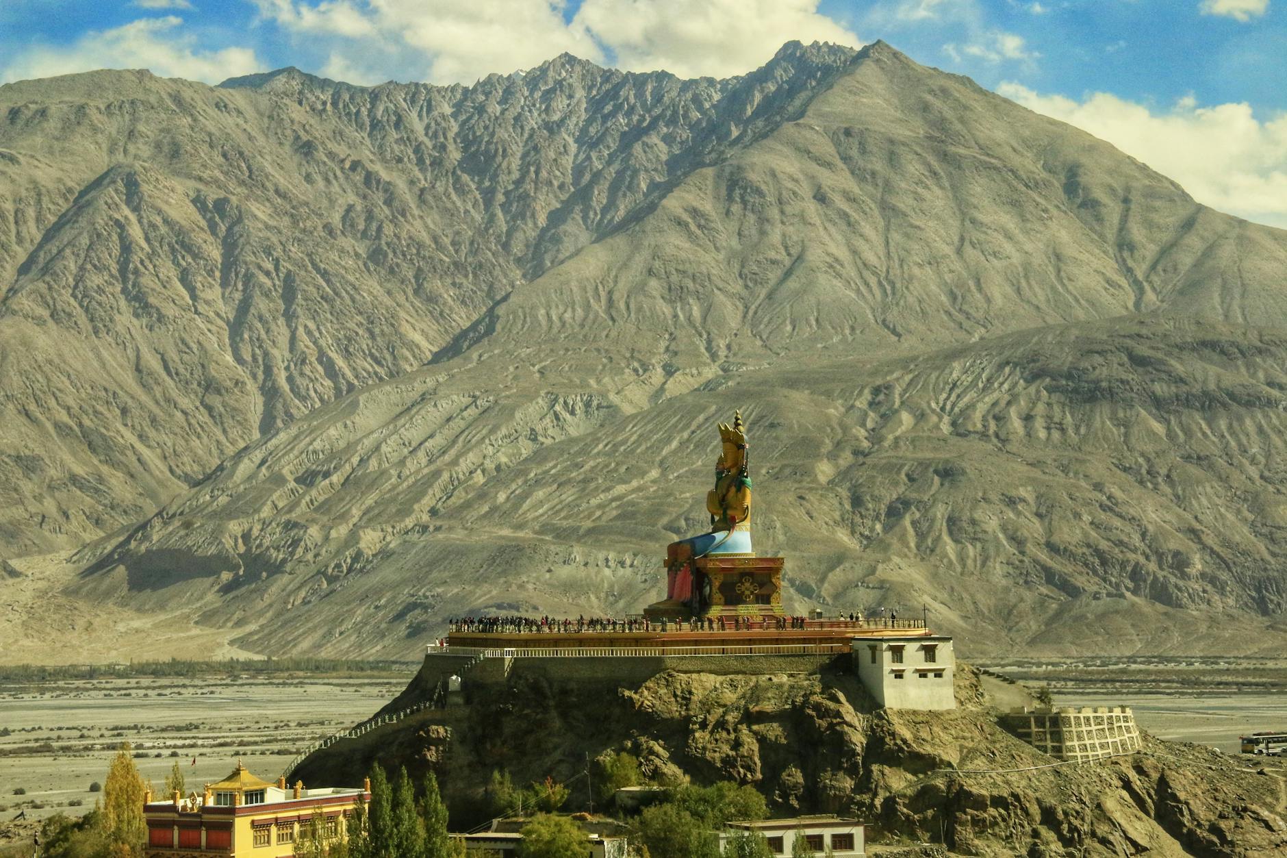 Diskit Monastery Nubra Valley — ancient Buddhist gompa on a Leh Ladakh 5-day trip