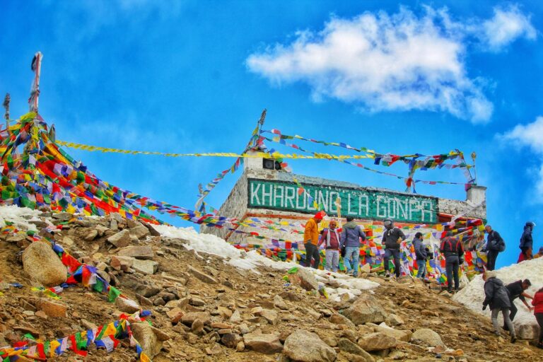 Khardung La pass on the way to Nubra Valley — Leh Ladakh itinerary day 3