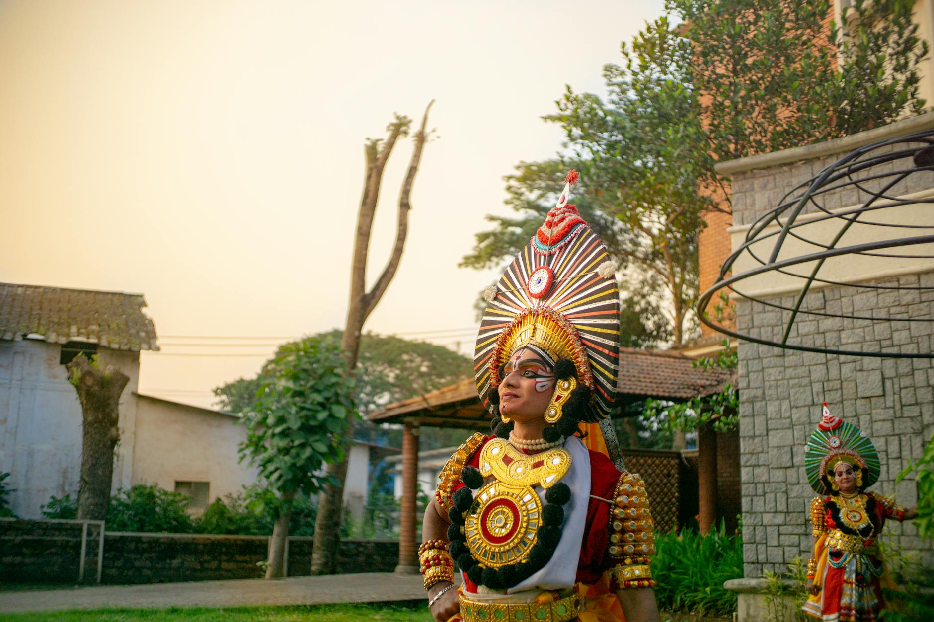Majuli Island travel — satra Sattriya dance performance monks traditional costume Assam cultural