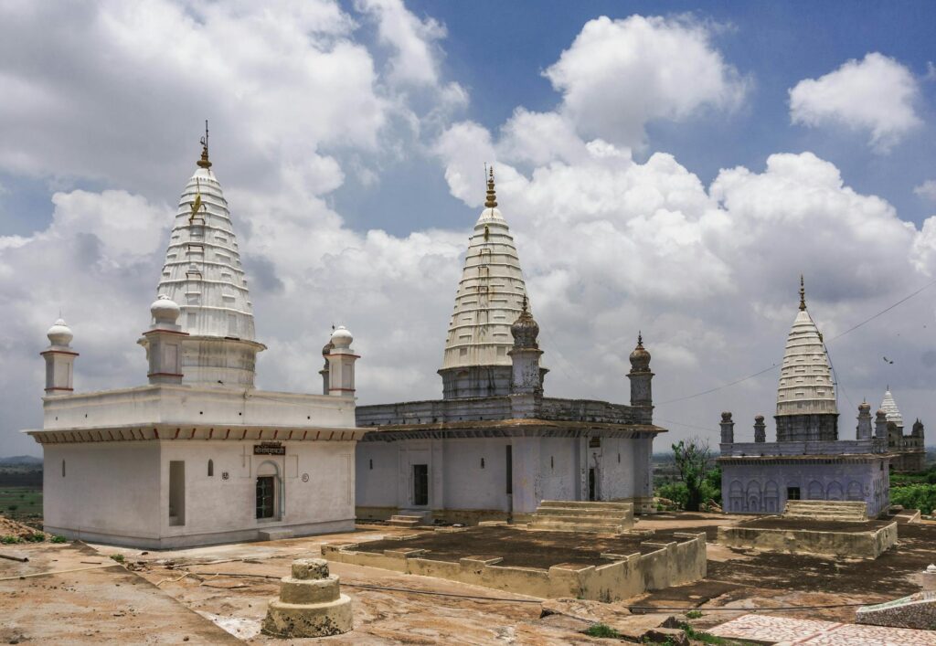 Bheemkund cave Shivalinga entrance — Mahabharata Pandava sacred site Chhatarpur Madhya Pradesh