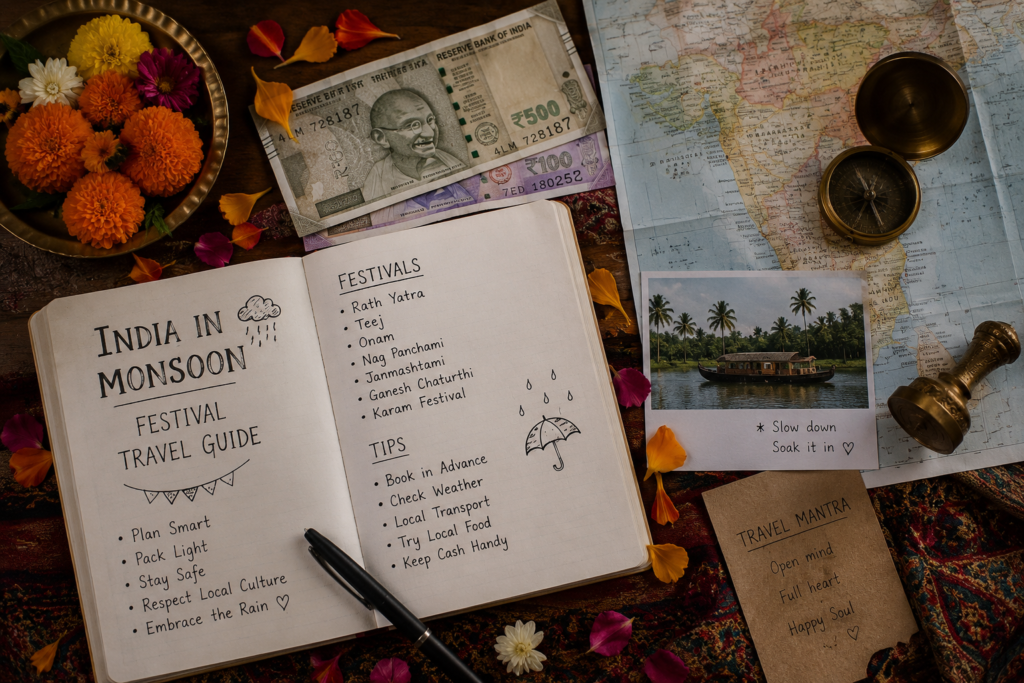 India monsoon travel guide planning festivals solo traveller tips